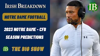 Notre Dame 2023 Season Football Prediction