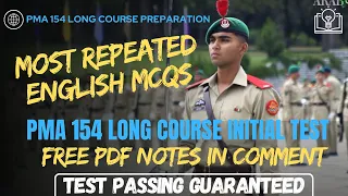 PMA 154 Long Course Most Repeated Academic English Questions | PMA 154 Long Course Preparation |