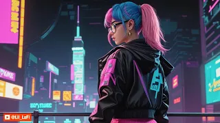 Night City Lofi Synthwave: Cyberpunk 2077 Vibes🎧[Relaxation, Study, Sleep, Stress relief]