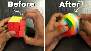 How to Turn Rubik's Cube Faster "Finger Tricks"