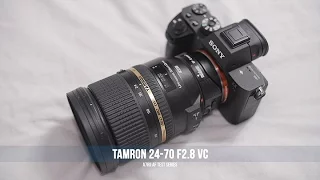 Sony A7r II - AF Test w/ Tamron 24-70mm f2.8 VC [March 2016]