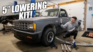 Installing a 5" Lowering Kit on my S10😍