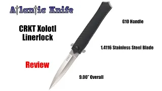 CRKT Xolotl Linerlock Folding Knife Review | Atlantic Knife Reviews 2020