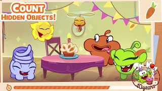 Count Hidden Object - Om Nom Stories: Happy Birthday!