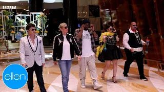 Ellen and Her Staff Members Have a Grand Time in Las Vegas!