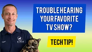 Struggling to hear dialogue clearly on your TV? Here's today's tech tip!