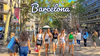 Barcelona, Spain 🇪🇸 July 2023 4K-HDR Walking Tour (▶216min)