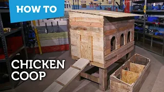 How to build a chicken coop #diy #garden #chickens