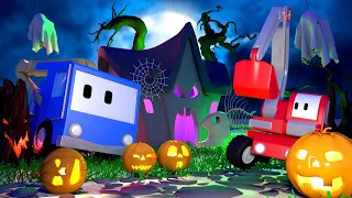 Kleinen Trucks | Kammer der Angst: Halloween - Lehrreiche Cartoons für Kinder 👶 🚚