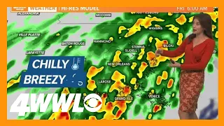 New Orleans Weather: Showers Wednesday, storms and cold Thursday