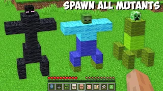 New SECRET WAY TO SPAWN ALL MUTANTS in Minecraft ! HOW TO SUMMON MUTANTS !