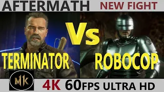 Mortal Kombat 11 - AFTERMATH - ROBOCOP Vs TERMINATOR - [4K 60FPS ULTRA HD] New Fight - Gameplay