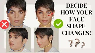 FIve Ways to CHANGE YOUR FACE SHAPE Naturally/ from Chiseled Jawline to Brow lift