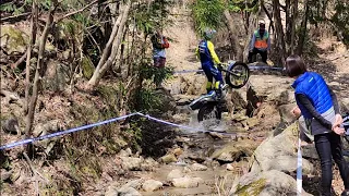 スーパーA級の黒山陣が125ccで近畿トライアル選手権に出場‼️【亀岡トライアルランド】lop