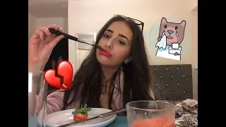 THE SADDEST VALENTINES DAY MUKBANG YOULL EVER SEE ( budget,, fail )
