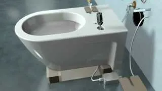 SensoWash ® C: How to Install Duravit Hanging Type Commode By Modern Tiles Faisalabad.flv