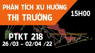 🔴 [Trực tiếp] PTKT218 | Phân Tích Xu Hướng Thị Trường 26/03 - 02/04/22