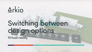 Learn Arkio - VR - Switching between design options