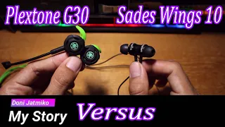 Gaming Headset Sades Wings 10 vs Plextone G30