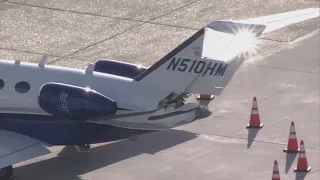 Officials release radio chatter audio of collision between planes at Houston's Hobby Airport