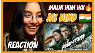 Fighter Official Trailer REACTION| Hrithik Roshan, Deepika Padukone, Anil Kapoor | 25th Jan