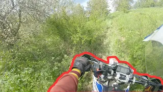 First hill climb on Husqvarna TE 510