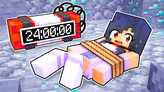 24 HOURS To Find APHMAU In Minecraft!