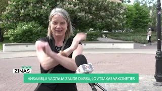 ReTV: Ansambļa vadītāja zaudē darbu, jo atsakās vakcinēties