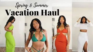 VACATION TRY ON HAUL | Cutout Dresses, Two Piece Sets ft. Bella Barnett