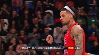 Daniel Hackett highlights (CSKA Moscow-Buducnost: 99-69)