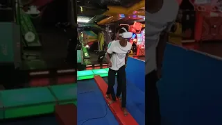 Experience of riding a roller coaster vr game @Playoff vijayawada Trendsetmal Paradisemall Hyderabad