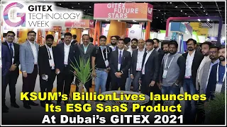 KSUM’s BillionLives launches its ESG SaaS product at Dubai’s GITEX 2021 || Hybiz tv