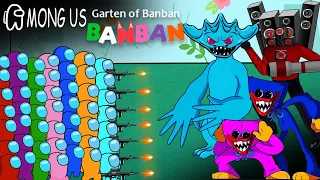 Garten of BanBan 4 ( SMILEY MILEY) VS 어몽어스 | AMONG US ANIMATION