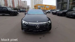 Короткий обзор Mercedes Benz EQS 53 AMG / Black Pixel