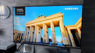 Samsung 8000 series (TU8000) retail demo video,looks picturesque!