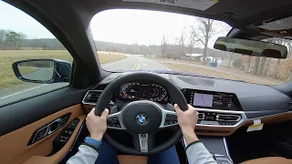 2022 BMW M340i Sedan POV ASMR | Walkaround and Test Drive