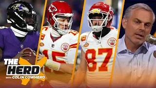 Lamar, Mahomes, Kelce highlight Colin's Top 10 AFC Championship players | NFL | THE HERD