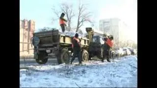 В Уральске коммунальные службы активизировали вывоз снега