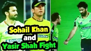 Sohail Khan and Yasir Shah Fight | Lahore Qalandar Vs Quetta Gladiators | HBL PSL | M1O1
