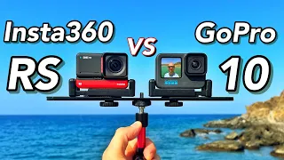 Insta360 ONE RS 4K Edition VS GoPro 10 Camera Comparison