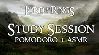 LORD OF THE RINGS AMBIENCE | Study Session Rivendell to Moria Pomodoro Timer, Lord of the Rings ASMR