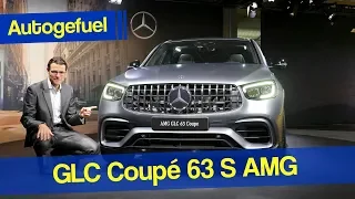 Mercedes AMG GLC 63S Coupé REVIEW Exterior Interior Facelift 2020