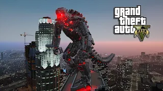 GTA 5 - MECHAGODZILLA, TOTAL ATOMIC CHAOS!! (2K)