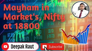 Mayham in Market's, Nifty at 18800 Share Market Daily Updates |26 October 2023 | Stock Market
