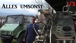 Unimog 411 Motorschaden Teil 1/3 | Aus Reparatur wird Desaster