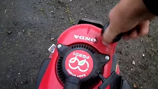 honda fg201 mini tiller. review