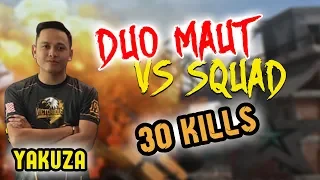 Wow Vip Yakuza 30 Kills! Duo Vs Squad Gameplay | PUBG Mobile Malaysia