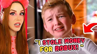 Kid STEALS Mom's Card for ROBUX on ROBLOX, He Instantly REGRETS IT!