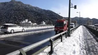 雪中消防車