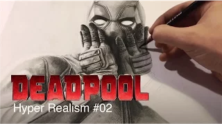 Realistic Drawing #02 - Deadpool Pencil Timelapse